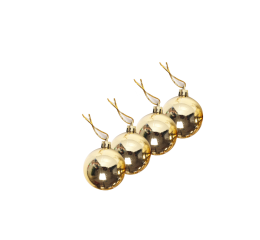 NATAL BOLA LISA 5CM NTB1003 DOUR C/4